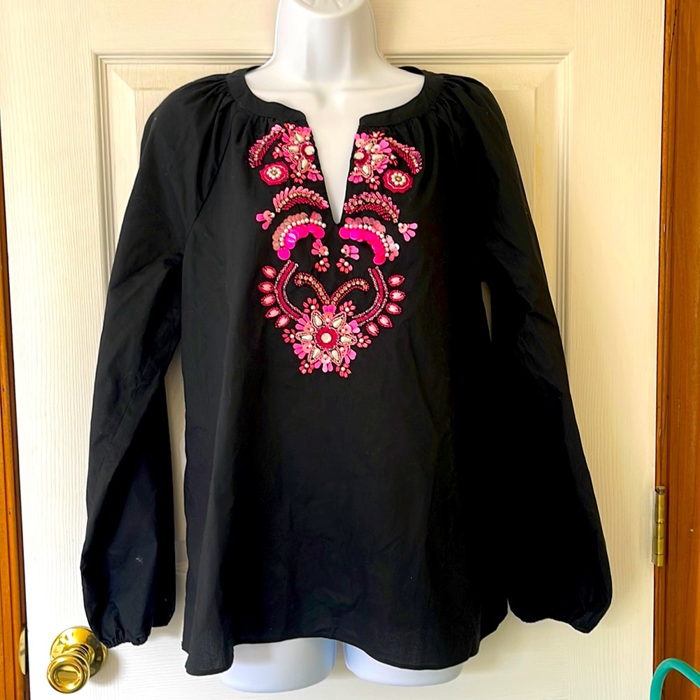 Elegant hobo style blouse